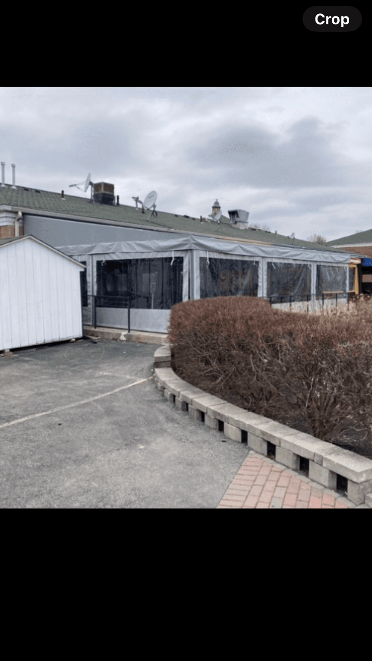 Outdoor Seating enclosure additional view